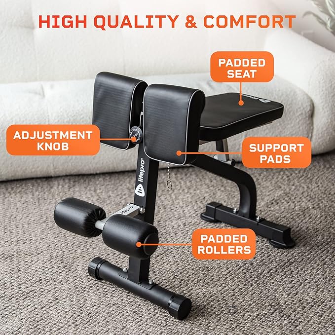 Lifepro Roman Chair Hyperextension Bench