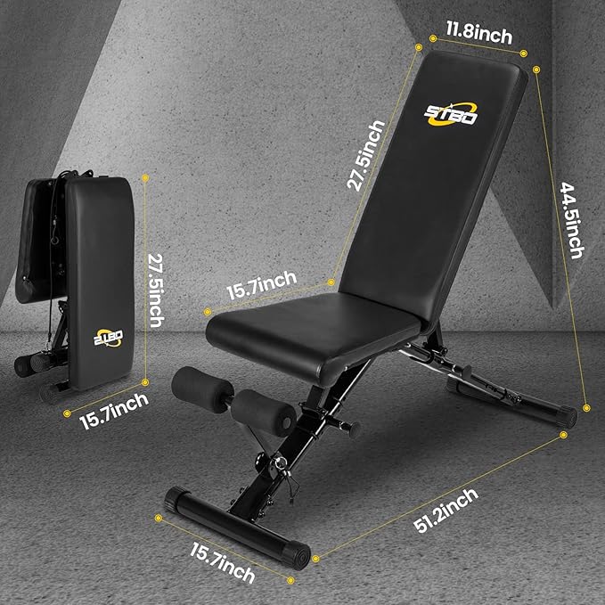 Adjustable Folding Weight Bench