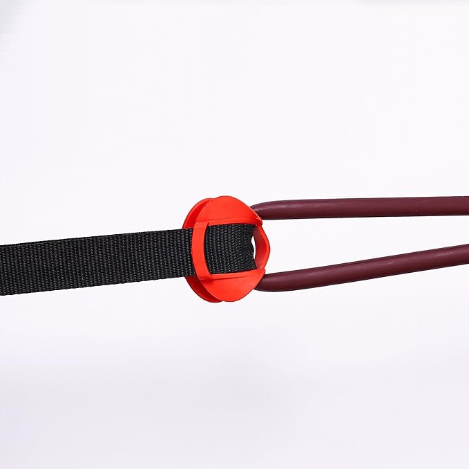 Lifeline Heavy Duty Door Anchor, Black/Red