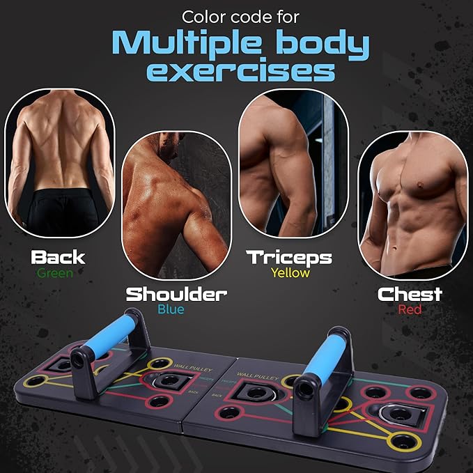 56 in 1 PUSH UP BOARD home gym equipment