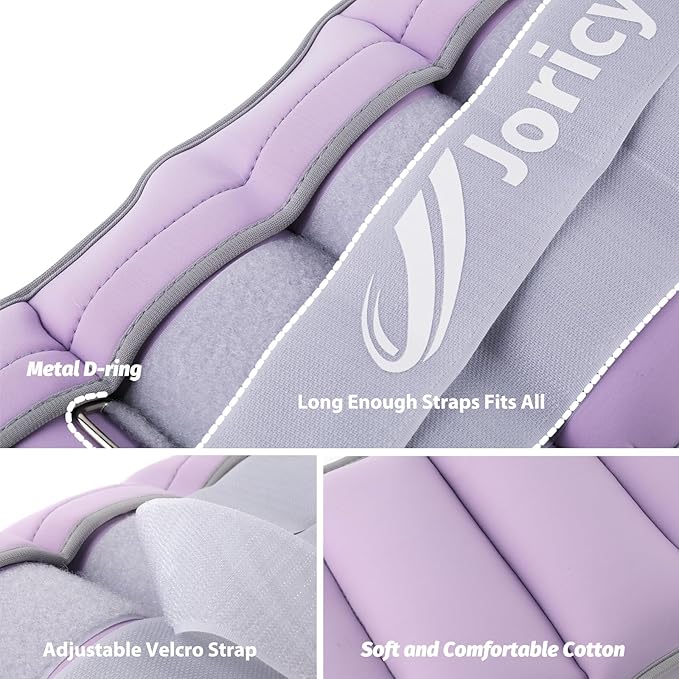 Adjustable Ankle Weights for Women Men Kids 1/2/3/4/5/6/8/10/12/20 1 Pair