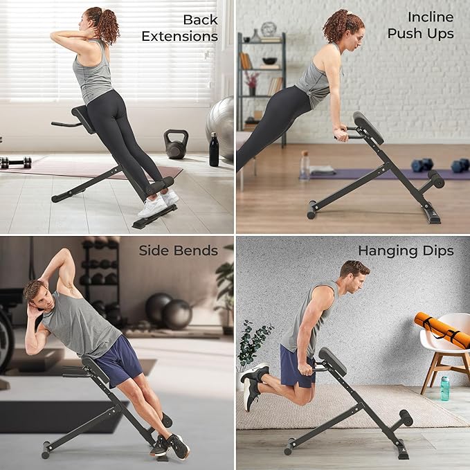 Lifepro Roman Chair Hyperextension Bench