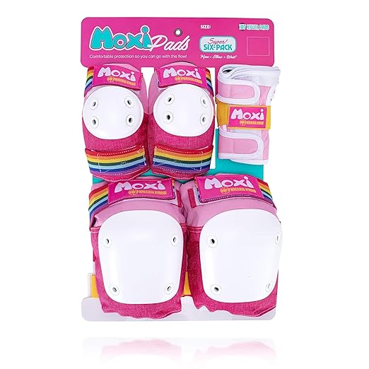 187 Killer Pads Six Pack Pad Set, Elbow Pads, Knee Pads, and Wrist Guards - Ideal for Skateboarding, Roller Skating, and Inline Skating
