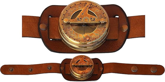 MAI Sundial Compass Wrist Band for Navigational Tool