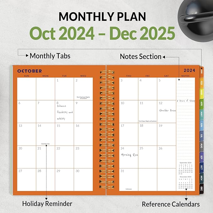 2025 Fitness Workout Journal Planner for Women & Men 2025 - 2025 Exercise 6.4" x 8.3" Fitness