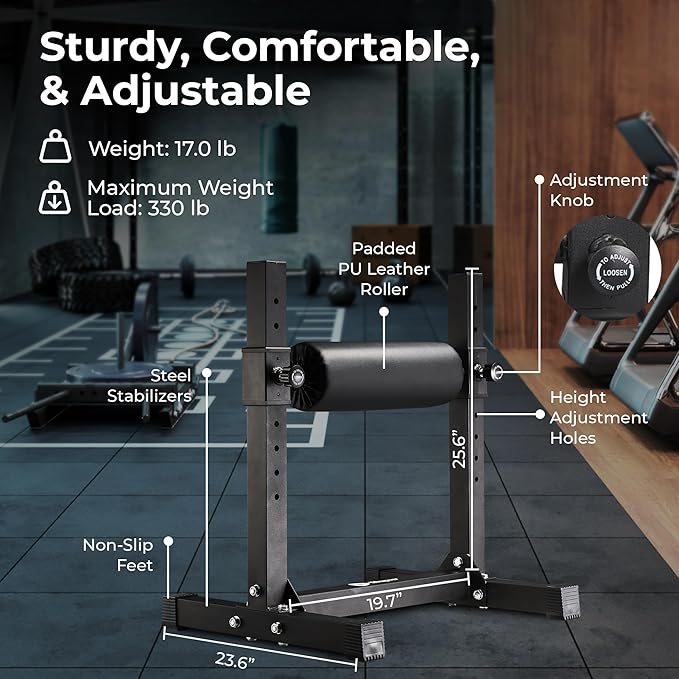 Lifepro Bulgarian Split Squat Stand Max- Durable 7 Adjustable