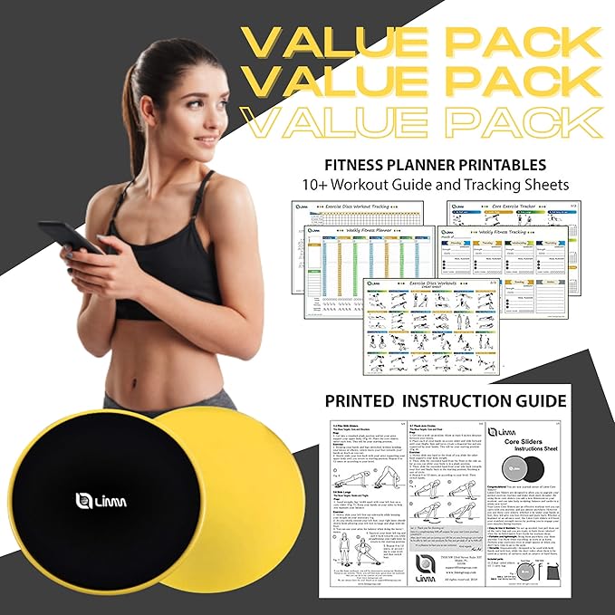 Limm Core Sliders for Working Out - Exercise 2) -