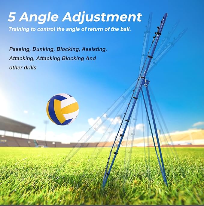 Adjustable Volleyball Rebounder Net 4x7ft