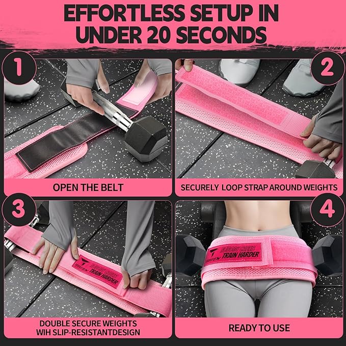 Hip Thrust Belt for Gym & Pilates