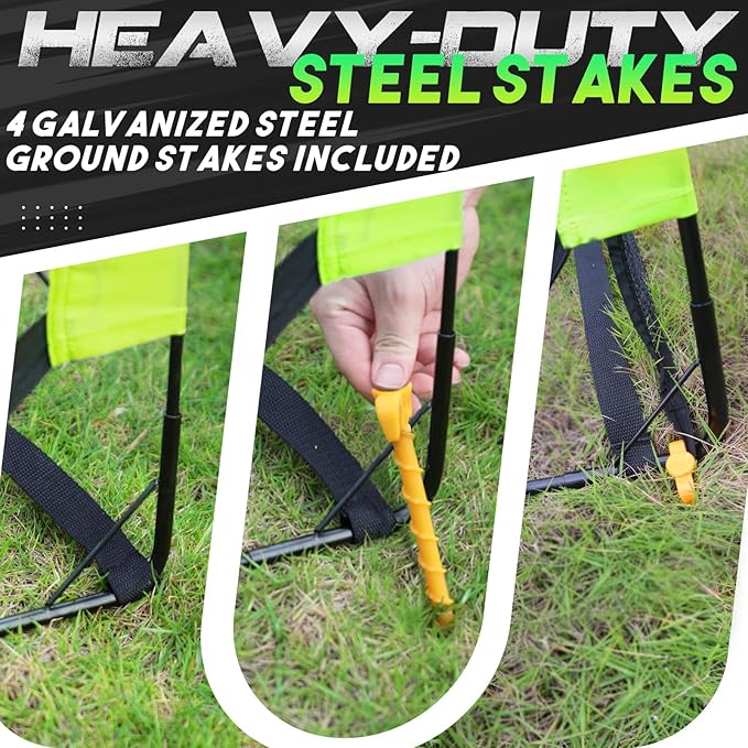 Kids Soccer Goal for Backyard 5×3, 6×4, 6×4, 9×5FT 9×5FT Easy