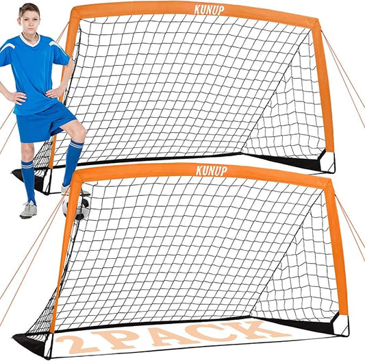 Kids Soccer Goals for Backyard 5×3, 6×4, 6×4, 9×5FT 9×5FT 2 2 Pieces