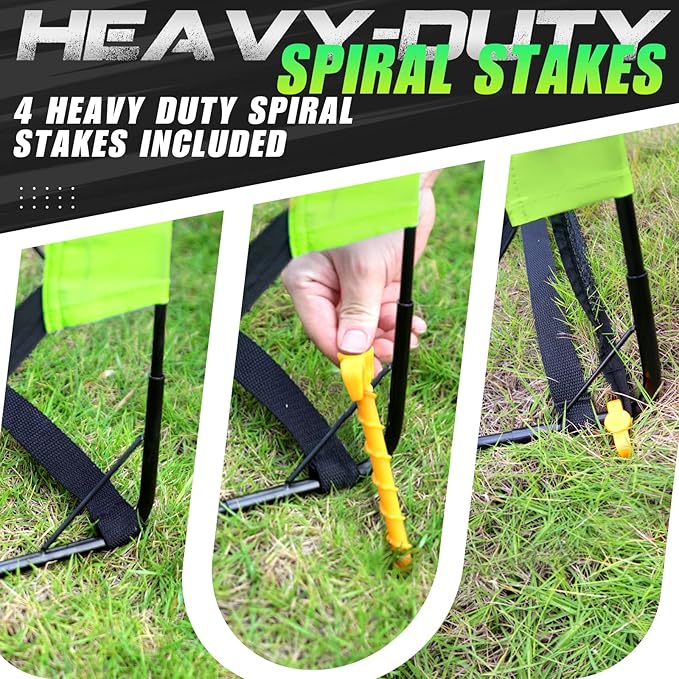 Kids Soccer Goal for Backyard 5×3, 6×4, 6×4, 9×5FT 9×5FT Easy