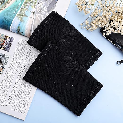 Kids Knee Sleeve Brace 1 Pair Children Knee Support Pad Breathable Elastic Soft Knee Protectors for Kids Child Girls Boys Teens Basketball Volleyball Sports (Medium)
