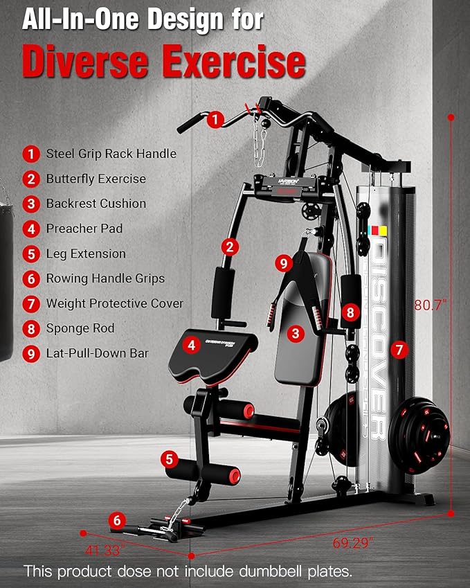 HARISON Home Gym - Full Body Workout Equipment