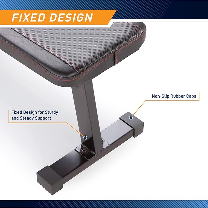 Marcy Flat Utility Weight Bench for Home Gym