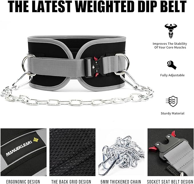 MANUEKLEAR Quick Locking Dip Belt 40 inchs
