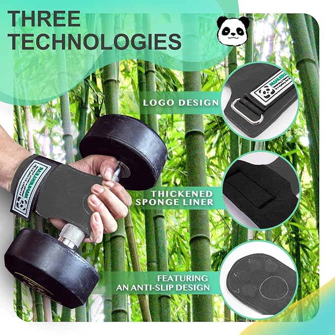 MANUEKLEAR Weight Lifting Wrist Wraps