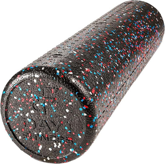 High-Density Round Foam Rollers - 4 Size and 8 Color