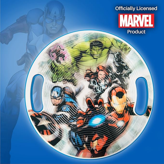 Marvel Avengers Exercise Balance Board, Kids Wobble Balancing Board Exerciser for Core Training, Blue, 15 Inch Diameter