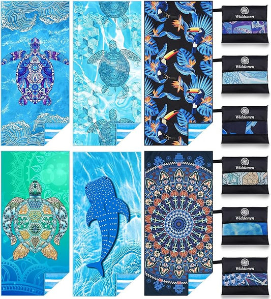 Microfiber Lightweight Beach Towel Sand Free Quick Dry