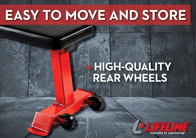 Lifeline Flat Weight Bench Heavy Duty 11-Gauge Steel