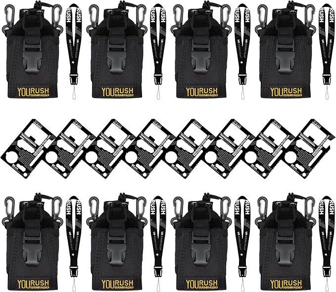 8xHam Radio Holder for Baofeng UV-5R Radio Holster BF-F8HP, UV5RUSH, UV5RUSH, UV-5R, UV-5R, UV-82, UV-82, UV-H5 UV-H5 Case