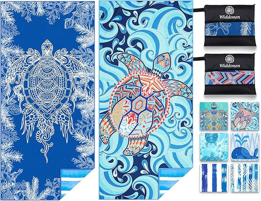 Microfiber Lightweight Beach Towel Sand Free Quick Dry