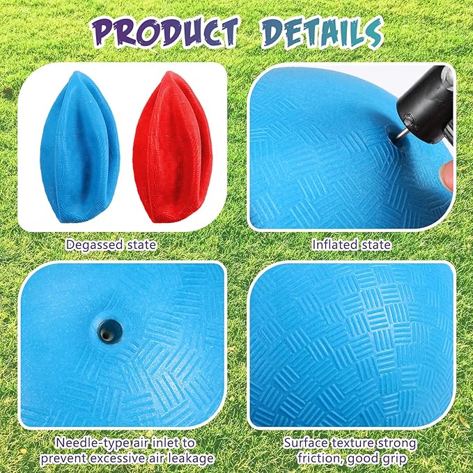 Macarrie 30 Pcs Playground Balls 6 Inches Dodgeball