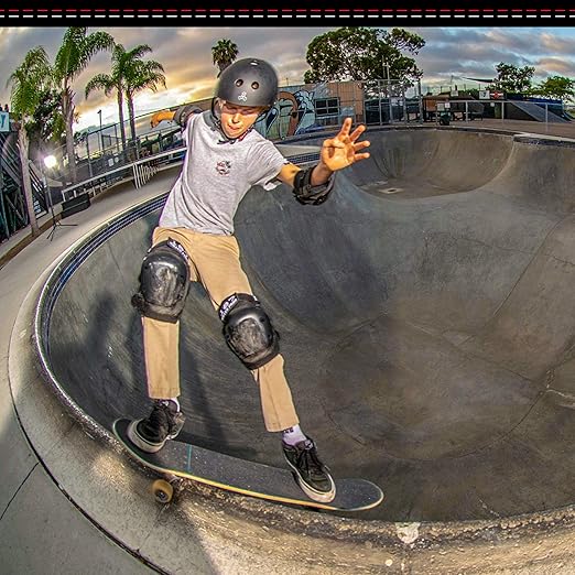 187 Killer Pads Knee Pads, Elbow Pads Combo Pack, Grey, Small/Medium