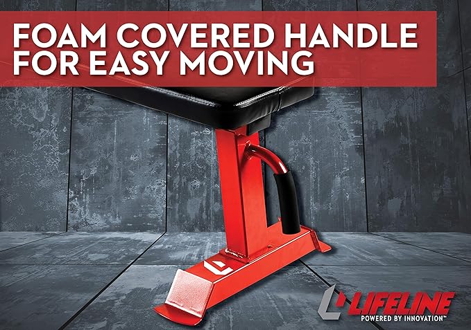 Lifeline Flat Weight Bench Heavy Duty 11-Gauge Steel