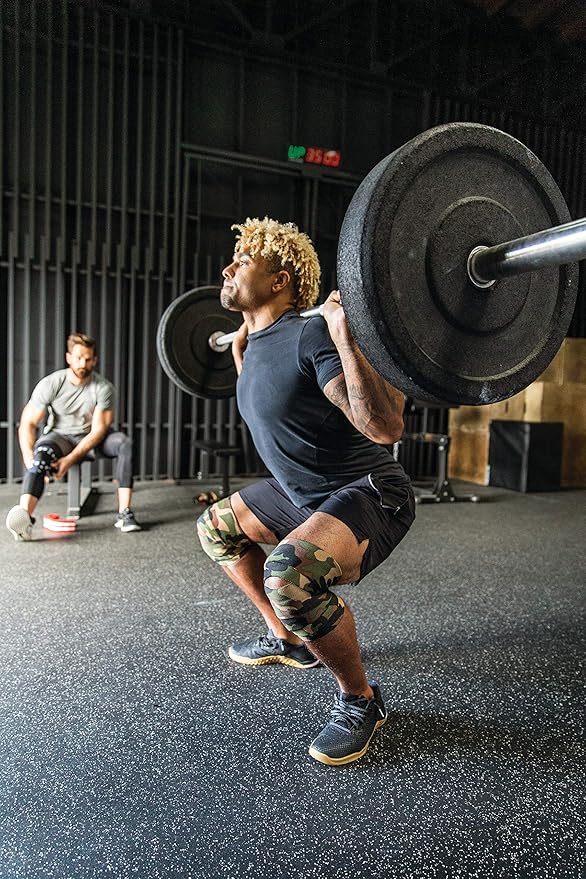 Harbinger Red Line 78-Inch Knee Wraps for Weightlifting (Pair)