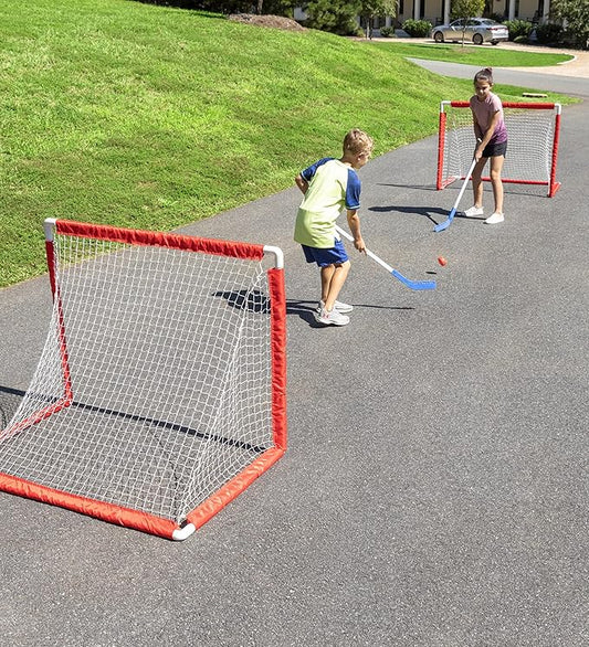 HearthSong Indoor and Outdoor Street and Hallway Hockey 37" H